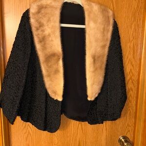 La Belle Furs vintage 1950s ribbon jacket